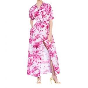 LOLA AUSTRALIA | Dresses | New Lola Australia Stevie Shirt Dress In Lux  Palm Pink | Poshmark